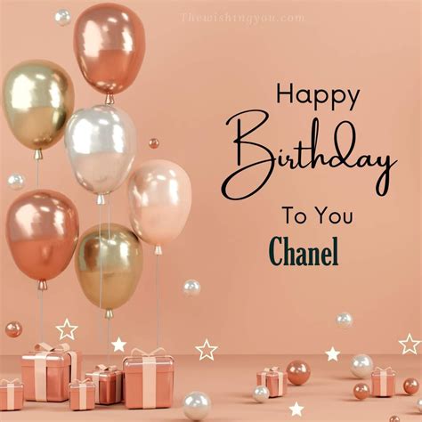 happy birthday Chanel flowers